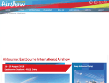 Tablet Screenshot of eastbourneairshow.com